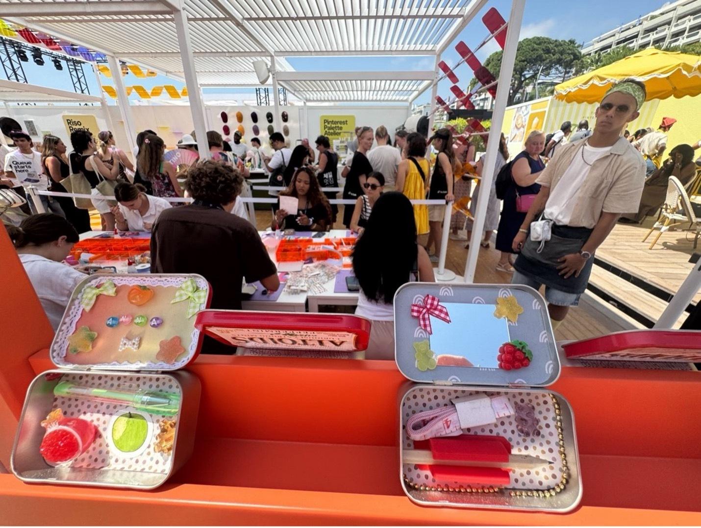 Pinterest's Manifestival activation at Cannes Lions festival 2025.
