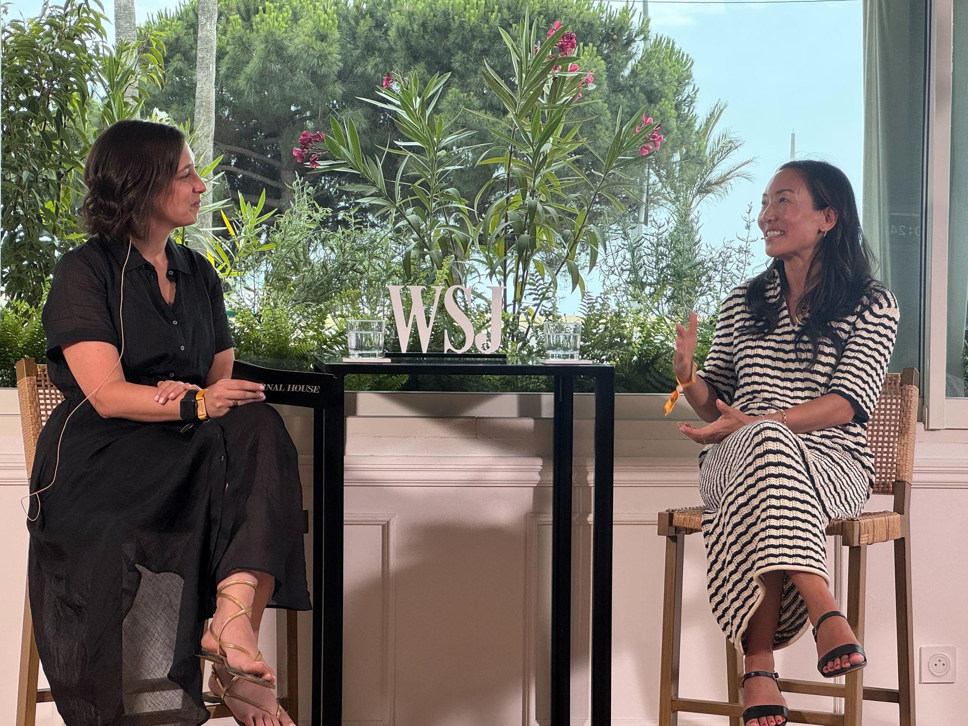 Netflix's CMO Marian Lee at the Wall Street Journal House at Cannes Lions International Festival of Creativity.