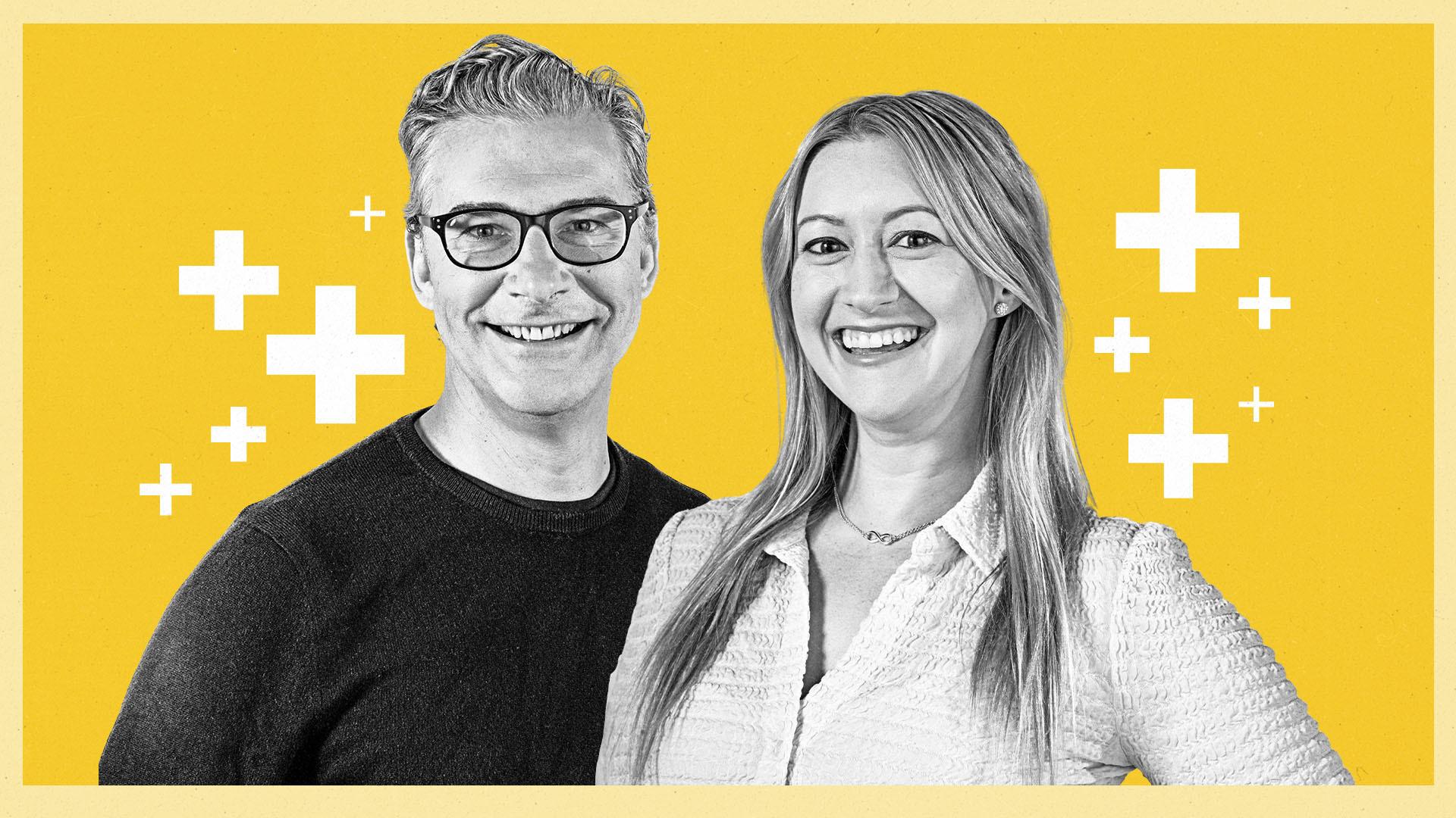 The Big Impression hosts Damian Fowler and Ilyse Liffreing.